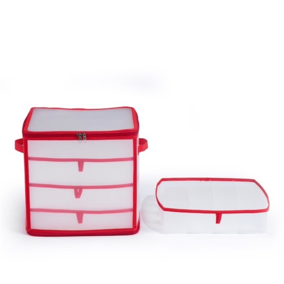 Christmas Storage box with Removable Trays, Ornament Storage - Picture 2 of 4